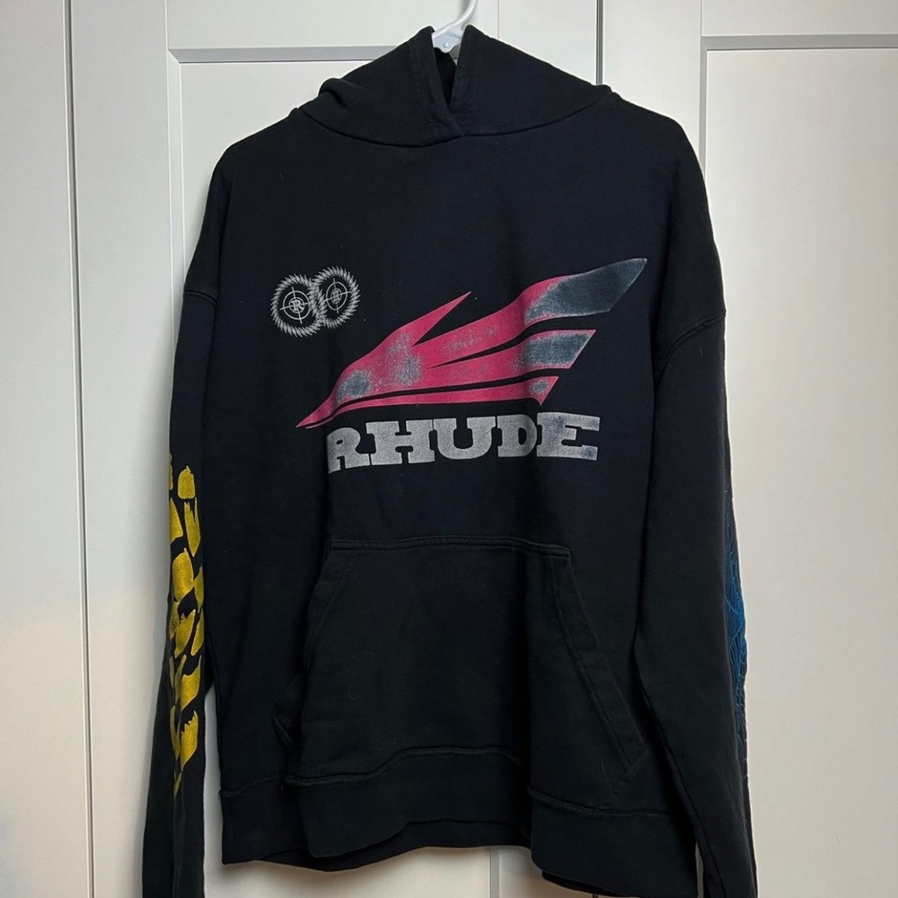 Rhude - Rhonda 2 Decal Black Hoodie (BNWT)